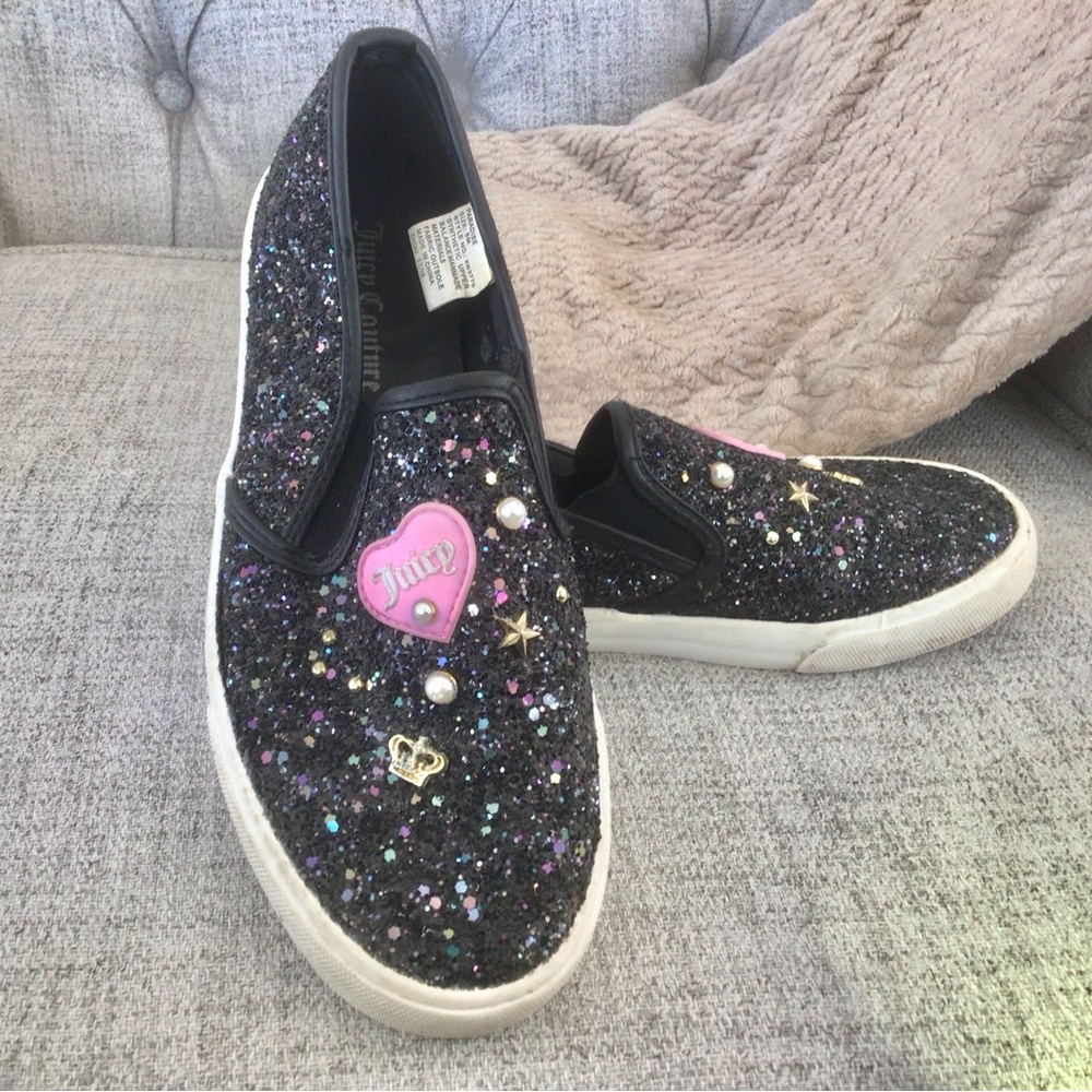 Juicy Couture Paradise Glitter Sneaker Shoe Size 5M